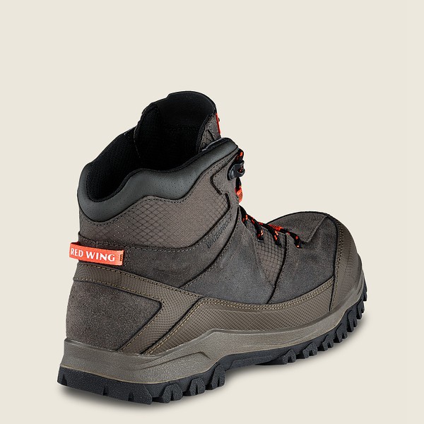 Vandrestøvler Herre - Red Wing Trbo - 5-Inch Waterproof Safety Toe - Grå Brune - SEHCPG-241